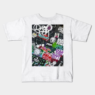 Street Art Colors NYC Graffiti Tag Kids T-Shirt